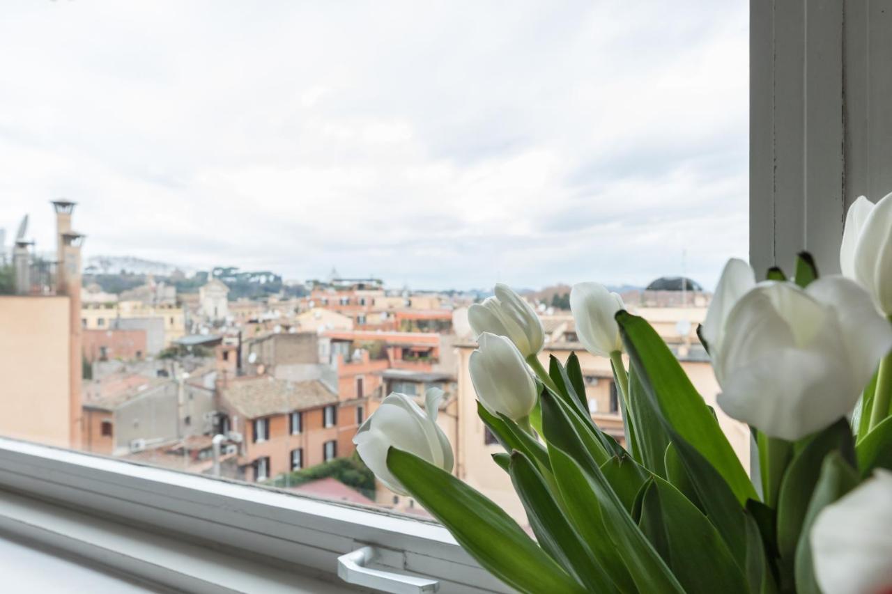 Amazing Penthouse With Private Terrace In Trastevere Rome Exterior photo